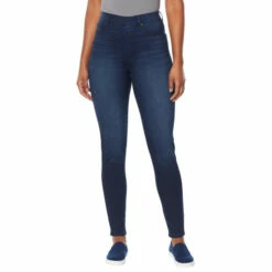 Flash Sale 👏 DG2 By Diane Gilman FLEXstretch Denim 5-Pocket Jegging Gray 🤩