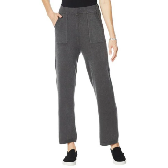 Coupon ๐ DG2 By Diane Gilman Lux Touch Straight-Leg Cozy Pant Gun Metal ๐งจ - Image 6
