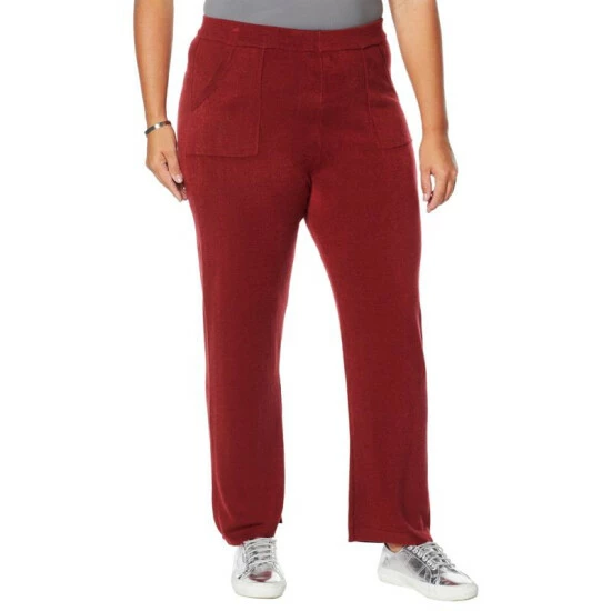 Coupon ๐ DG2 By Diane Gilman Lux Touch Straight-Leg Cozy Pant Gun Metal ๐งจ - Image 8