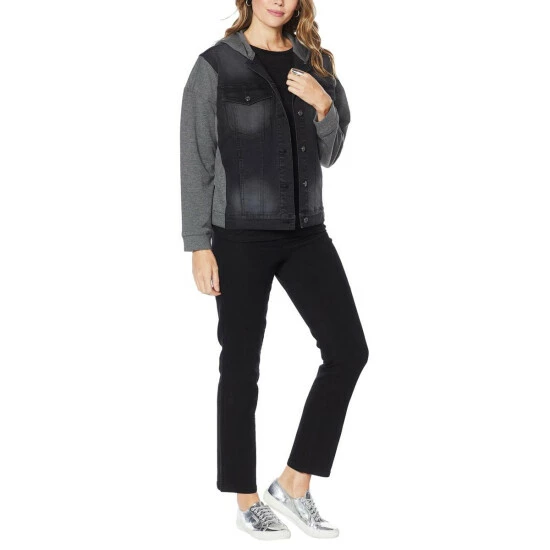 Discount โญ DG2 By Diane Gilman Classic Stretch French Terry Jacket Midtone โจ - Image 2
