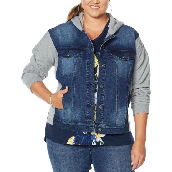 Discount โญ DG2 By Diane Gilman Classic Stretch French Terry Jacket Midtone โจ - Image 5