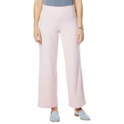 Coupon 🥰 DG2 By Diane Gilman Tummy Tuck Wide-Leg Pull-On Lounge Pant Navy ✨