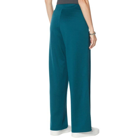 Flash Sale 🔥 DG2 By Diane Gilman "DG Downtime" Ottoman Pull-On Ponte Lounge Pant Olive 👍 - Image 3