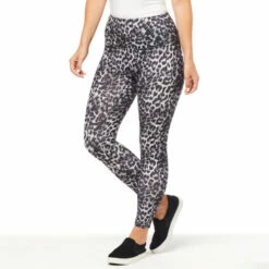 Outlet 😍 DG2 By Diane Gilman Slim And Sleek Moss Jersey Knit Printed Legging Ditzy Floral 👍