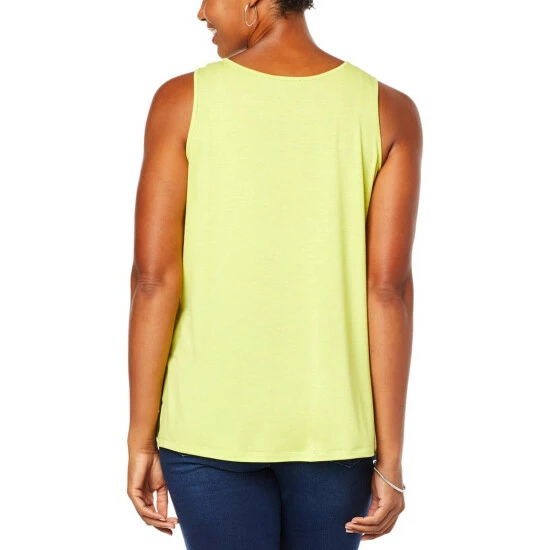 Brand new 😉 DG2 By Diane Gilman Raschel Lace Easy Tank White 🔔 - Image 3