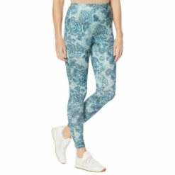 Best Pirce 🌟 DG2 By Diane Gilman Moss Jersey Knit Tummy Smoothing Print Legging Black 🛒