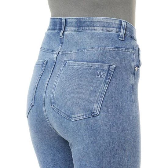 Flash Sale 🥰 DG2 By Diane Gilman Super Stretch Knit Denim Seamless Lean Jean Black 😀 - Image 10