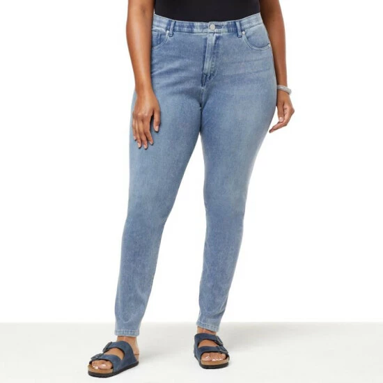 Flash Sale 🥰 DG2 By Diane Gilman Super Stretch Knit Denim Seamless Lean Jean Black 😀 - Image 12