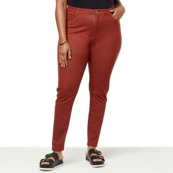 Flash Sale 🥰 DG2 By Diane Gilman Super Stretch Knit Denim Seamless Lean Jean Black 😀 - Image 14