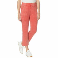 Coupon 😉 DG2 By Diane Gilman "DG Downtime" Kick Flare Crop Lounge Pant Sand 🥰
