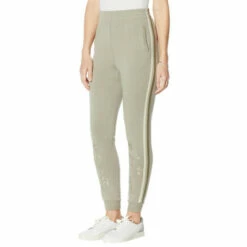 Wholesale 🛒 DG2 By Diane Gilman "DG Downtime" Lux French Terry Track Pant Heather Gray 💯
