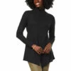 Best Pirce 👏 DG2 By Diane Gilman Brushed Rib Knit Cross-Front Turtleneck Top Dark Olive 🧨