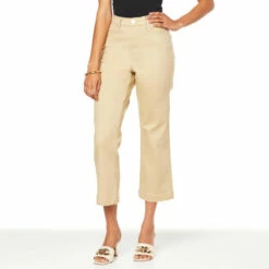 Brand new 😉 DG2 By Diane Gilman Virtual Stretch Denim Wide-Leg Crop Jean Midtone ✔️