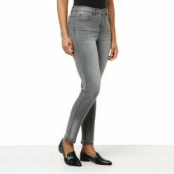 Budget 🛒 DG2 By Diane Gilman New Classic Stretch Vintage Wash Skinny Jean Chambray 🤩