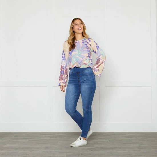 Discount โ๏ธ DG2 By Diane Gilman Virtual Stretch Comfort Waist Pull On Jegging Blush ๐ - Image 2