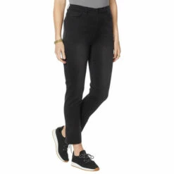 Buy ⭐ DG2 By Diane Gilman SoftCell By Diane Gilman Wide-Cuff Cropped Jean White ✔️