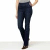 Cheapest 🤩 "As Is" DG2 By Diane Gilman Virtual Stretch Pull-On Flare Jean Indigo 🎉