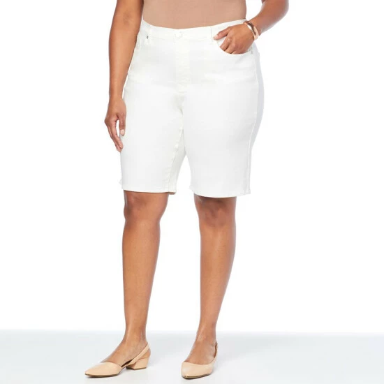 Best Pirce 🔥 "As Is" DG2 By Diane Gilman Virtual Stretch Wide-Leg Bermuda Short Midtone 🔔 - Image 6