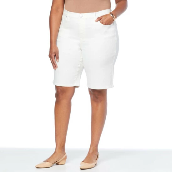 Best Pirce 🔥 "As Is" DG2 By Diane Gilman Virtual Stretch Wide-Leg Bermuda Short Midtone 🔔 - Image 8