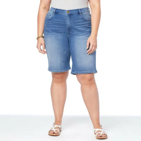 Best Pirce 🔥 "As Is" DG2 By Diane Gilman Virtual Stretch Wide-Leg Bermuda Short Midtone 🔔 - Image 11