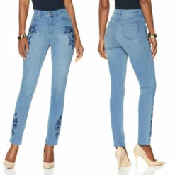 Flash Sale ⭐ DG2 By Diane Gilman Vintage Embroidered Skinny Jean 🥰