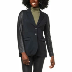 Hot Sale ⌛ "As Is" DG2 By Diane Gilman Combo Knit Blazer 🥰