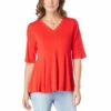 Cheap 🔔 "As Is" DG2 By Diane Gilman Everyday Jersey Seamed Hi-Low Swing Hem Top 👍
