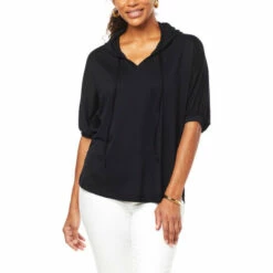 Buy ✨ "As Is" DG2 By Diane Gilman French Terry Dolman-Sleeve Hoodie ⌛