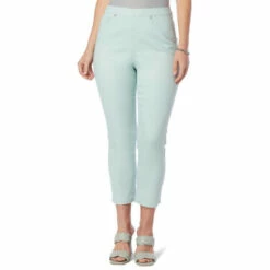 Cheap 🧨 "As Is" DG2 By Diane Gilman New Classic Stretch Split Hem Pull-On Capri 😍