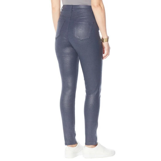 Top 10 ๐ "As Is" DG2 By Diane Gilman Sparkle Stretch Denim Skinny Jean โ - Image 2