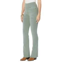 Cheap 👍 "As Is" DG2 By Diane Gilman Comfort Waist Knit Flex Denim Boot-Cut Jean ✔️