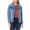 Deals 👏 "As Is" DG2 By Diane Gilman Classic Stretch Piece Yoke Denim Jacket 🌟