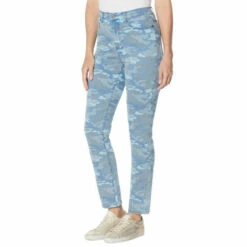 Budget ⌛ "As Is" DG2 By Diane Gilman Virtual Stretch Printed Skinny Jean 🔥