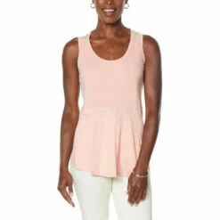 Hot Sale ❤️ "As Is" DG2 By Diane Gilman Smocked Front Tank 😍