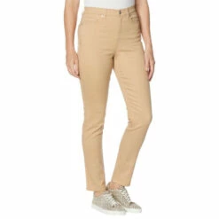Hot Sale 🔔 DG2 By Diane Gilman Virtual Stretch Skinny Jean - Basic Colors Taupe ⭐