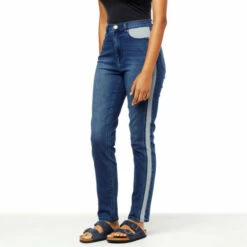 Wholesale 🔔 DG2 By Diane Gilman Virtual Stretch 2-Tone Seamed Skinny Ankle Jean Gray ✨