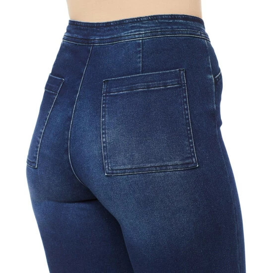 Coupon ๐ DG2 By Diane Gilman Virtual Stretch Denim Pull-On Sailor Short Chambray ๐งจ - Image 2