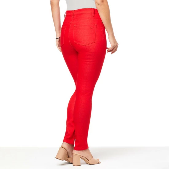 Hot Sale ⭐ DG2 By Diane Gilman Virtual Stretch Skinny Jean Red 😍 - Image 3